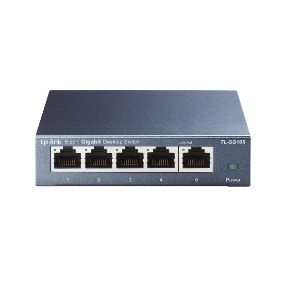 TL-SG105, Switch de bureau 5 ports Gigabit - Boîtier métal