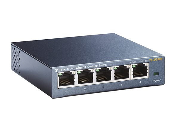 TP-Link TL-SG105 5-Port 10/100/1000 Mb/s Desktop Switch TL-SG105