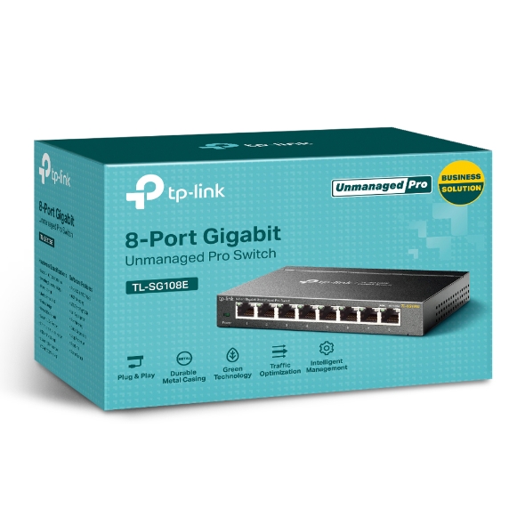 TP-Link 8-Port Gigabit Unmanaged Pro Switch