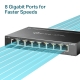 Switch Gigabit Easy Smart de Mesa de 8 Portas 4