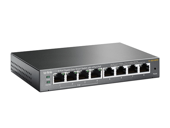 8-Port Gigabit Easy Smart Switch <br> with 4-Port PoE