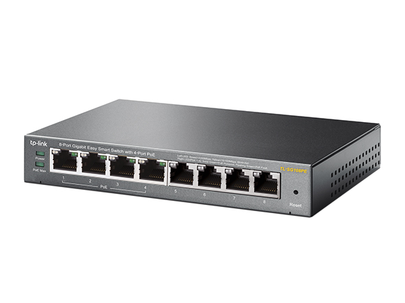 8-Port Gigabit Easy Smart Switch <br> with 4-Port PoE