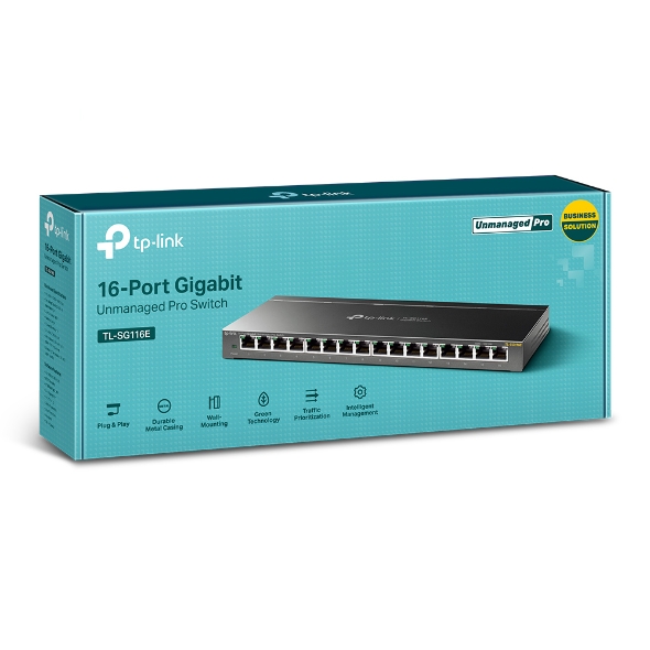 16-Port Gigabit Unmanaged Pro Switch