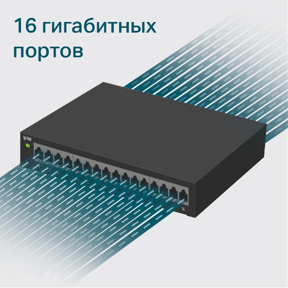 Коммутатор Easy Smart с 16 гигабитными портами 4
