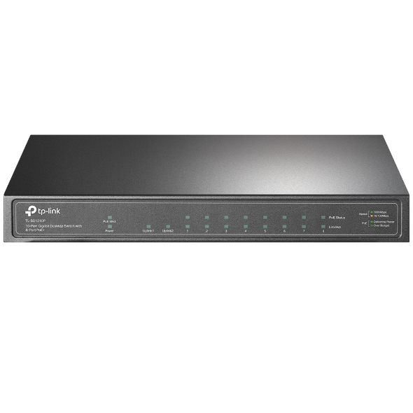 TP-Link Interruptor inteligente fácil Gigabit Ethernet de 8 puertos | Pro  no administrado | Plug and Play | Escritorio | Metal resistente con puertos