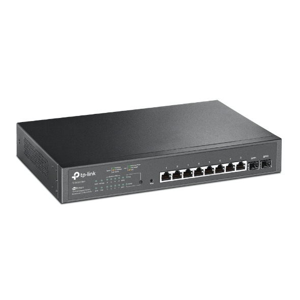 JetStream 10-Port Gigabit Smart Switch with 8-Port PoE+