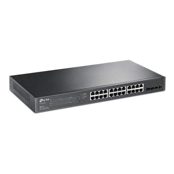 TP-Link TL-SG2428P | Jetstream 24 Port Gigabit Smart Managed PoE Switch |  24 PoE+ Ports @250W, 4 SFP Slots | Omada SDN Integrated | PoE Recovery 