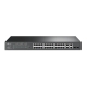 JetStream 24-Port 10/100Mbps + 4-Port Gigabit Smart PoE Switch with 24-Port PoE+ 1