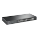 JetStream 24-Port 10/100Mbps + 4-Port Gigabit Smart PoE Switch with 24-Port PoE+ 2