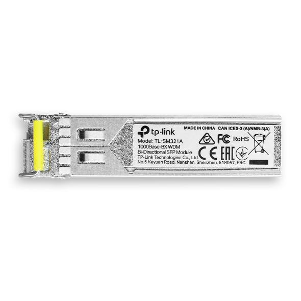 TL-SM321A | 1000Base-BX WDM Bi-Directional SFP Module | TP-Link