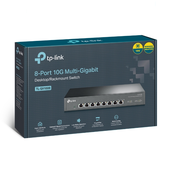 TP-Link 8ポート 全ポート10G対応 10G マルチギガビット アンマネージ