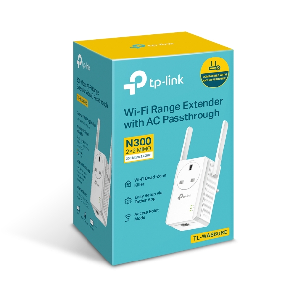 300Mbps Wi-Fi Range Extender with AC Passthrough 4