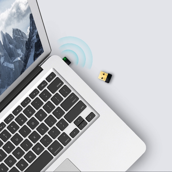 Сверхкомпактный USB‑адаптер с поддержкой Wi-Fi N150 6