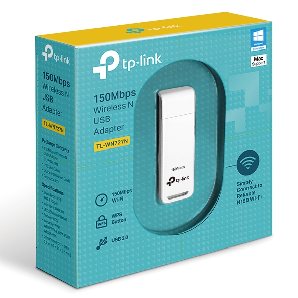 Tl Wn727n 150mbps Wireless N Usb Adapter Tp Link