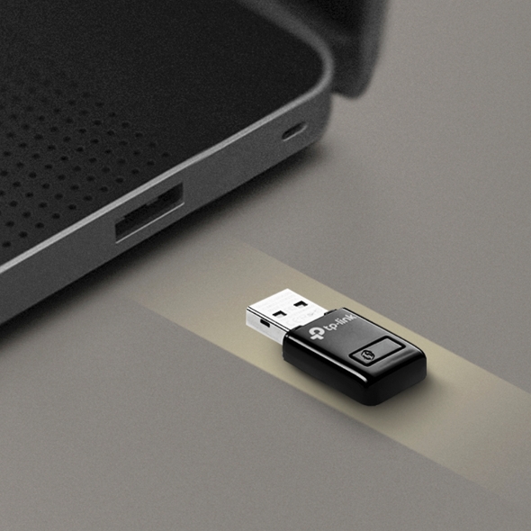 Компактный USB-адаптер с поддержкой Wi-Fi N300 6