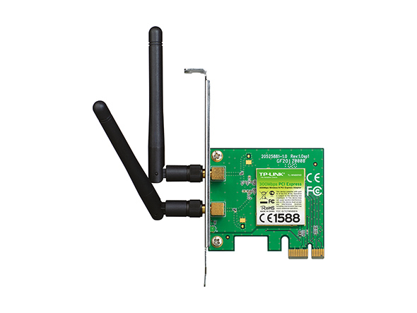 Adaptateur PCI Express WiFi N 300Mbps Avec équerre low profile 1