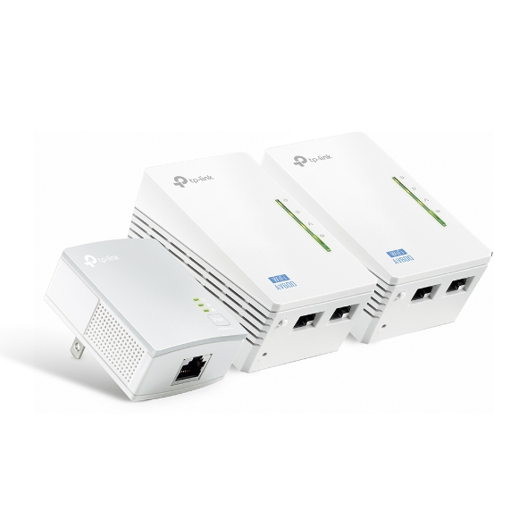 TKIT Powerline 600Mbps, Wi-Fi N300, 2 porte Fast Ethernet  1