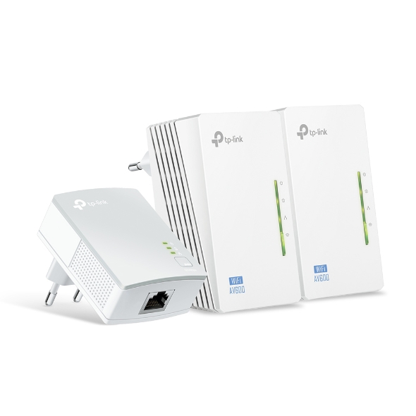 TL-WPA4220 TKIT, AV500 Powerline Universal Wi-Fi Range Extender, 2 Ethernet  Ports, Network Kit