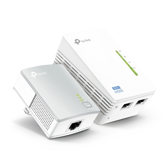 300Mbps AV600 Wi-Fi Powerline Extender Starter Kit 1