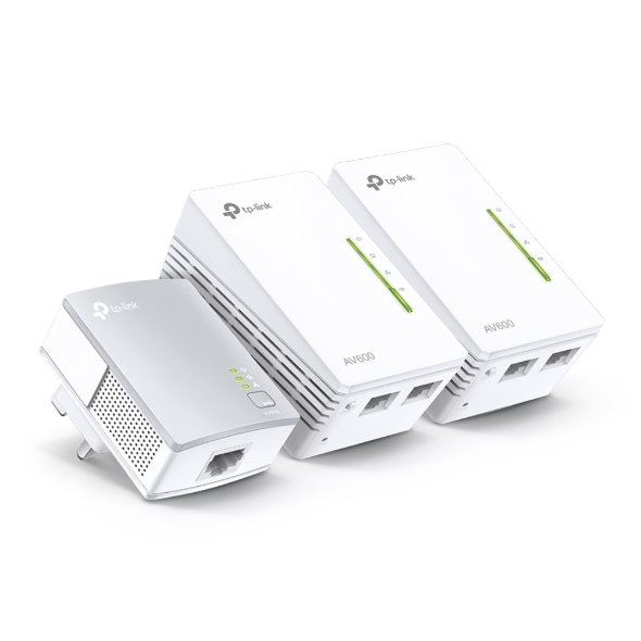 TP-LINK AV600 POWERLINE WIFI 3 PACK KIT - ACCES POINT - CPL