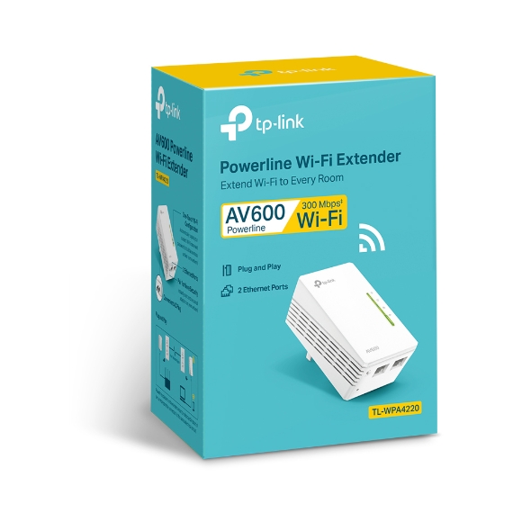 TL-WPA4220, 300Mbps AV600 Wi-Fi Powerline Extender