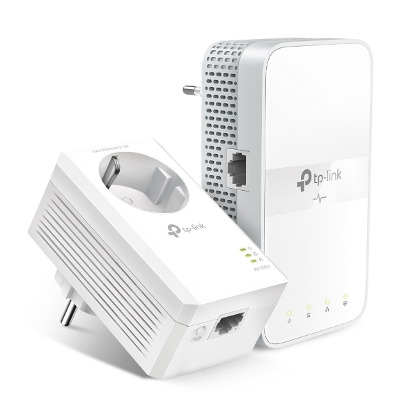 thumbnail image 2 of TP-Link AV600 Powerline Ethernet Adapter Kit - Gigabit Port, Plug Pair 2 of 14