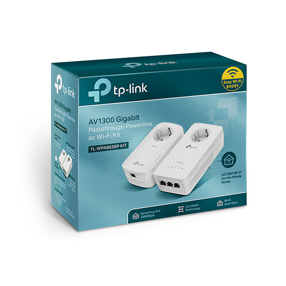 PLC KIT AV1300 GIGABIT TP-LINK 2x2 MIMO WIFI AC1200 ENCHUFE - Conectrol,  S.A. Electrónica & Informática Madrid