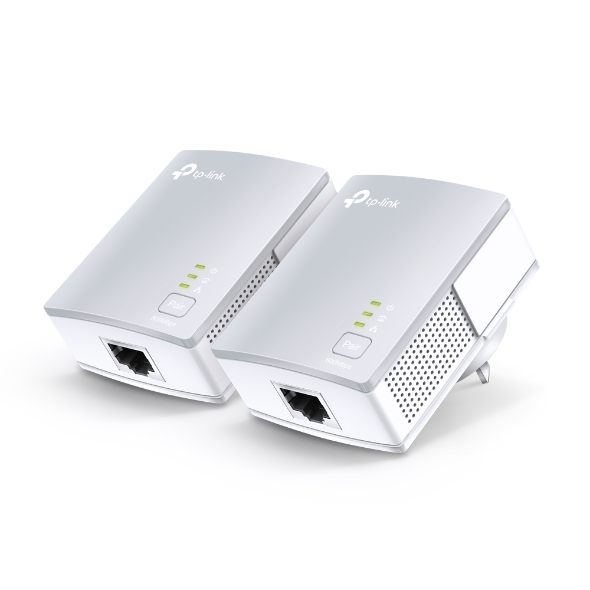 TP-Link AV600 Nano Powerline Adapter Kit- Pass Through