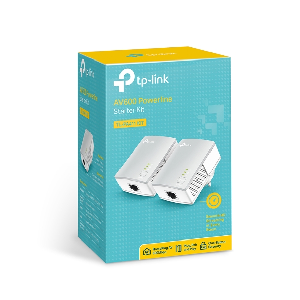 Kit 2x Adaptateurs CPL TP-Link TL-PA411KIT AV 600 Mbits à prix bas