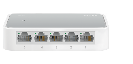 Tp-Link Desktop Switch 5-Port 10/100Mbps LT-SF1005D - White