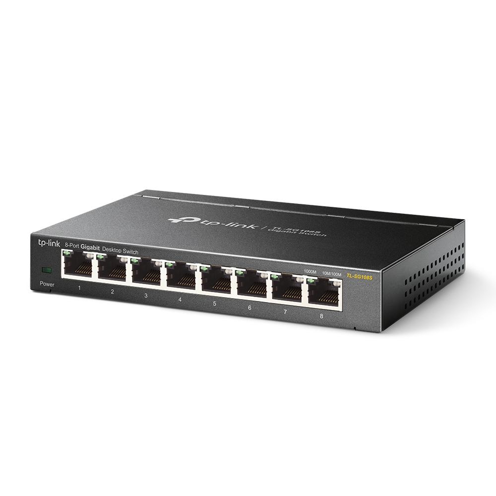 Intellinet 8-Port Gigabit Ethernet Desktop Switch - 10/100/1000 Mbps (530347)