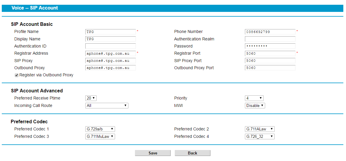 infosys g723 1 a100 codec