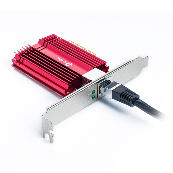 【販売一掃】TP-Link 10Gbps LANカード PCI-E アダプター TX401 PC周辺機器