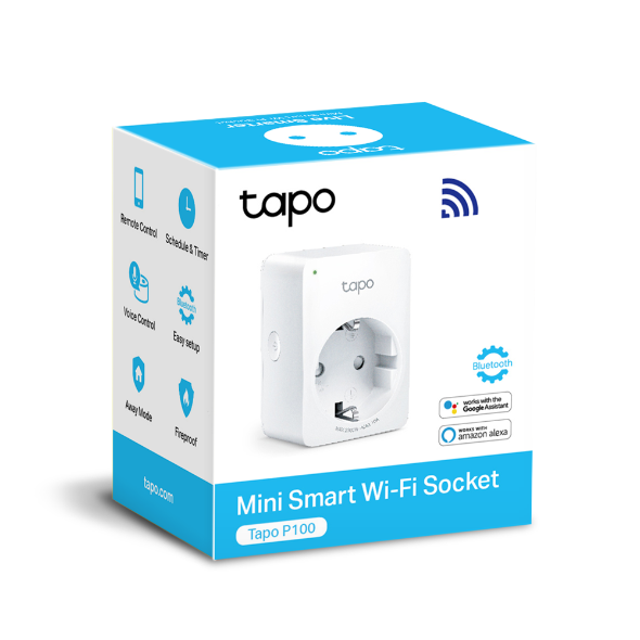 TP-LINK Mini Smart Wi-Fi Socket (10A), Tapo P100 (TapoP100) - The source  for WiFi products at best prices in Europe 