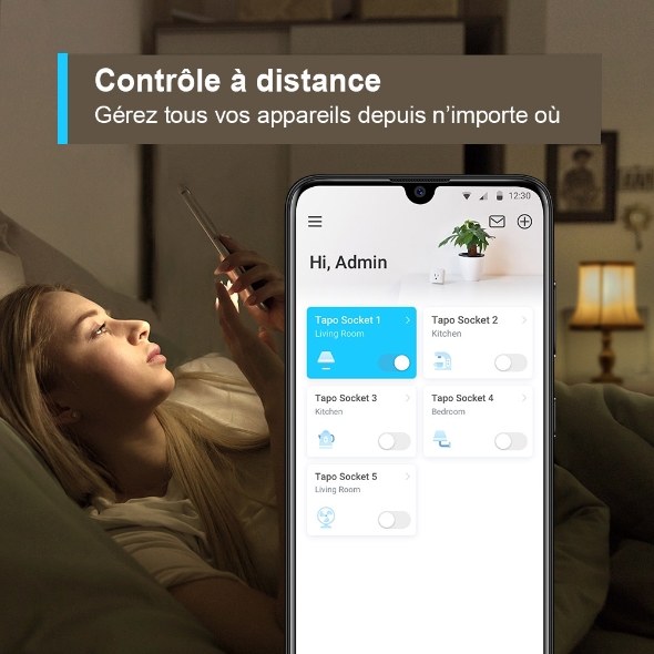 Prise connectée Wi-Fi TP-Link Tapo P100 à prix bas