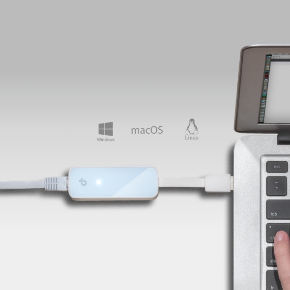 Сетевой адаптер USB 2.0/Fast Ethernet 7