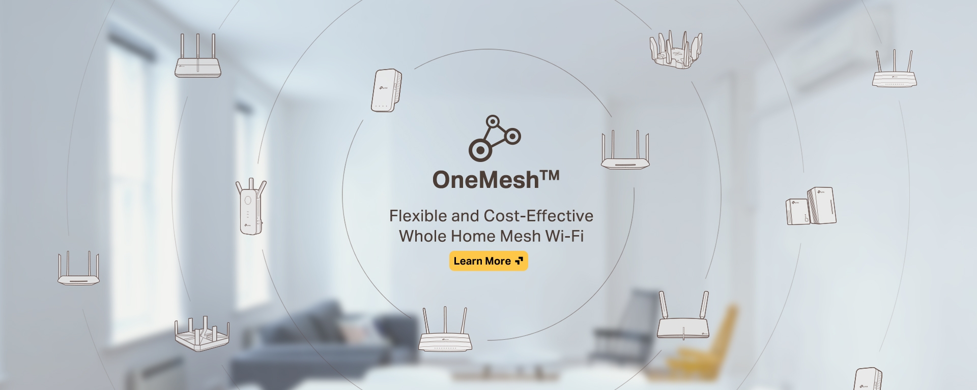 OneMesh™, a Flexible and Cost-Effective Wi-Fi Network that Covers the Entire Home