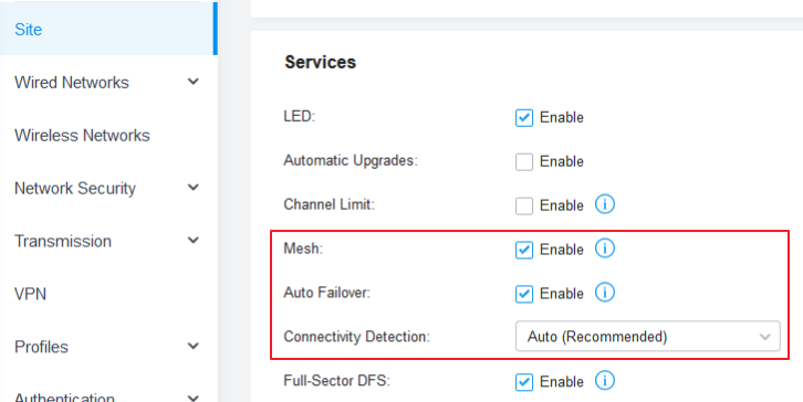 use mesh enabler