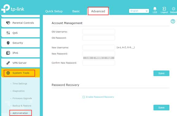 How Do I Change The Administrative Username Or Password Of Tp Link Device