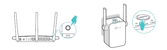 How to setup the range extender via WPS button new logo TP