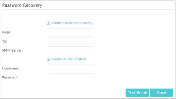 retrieve router username and password