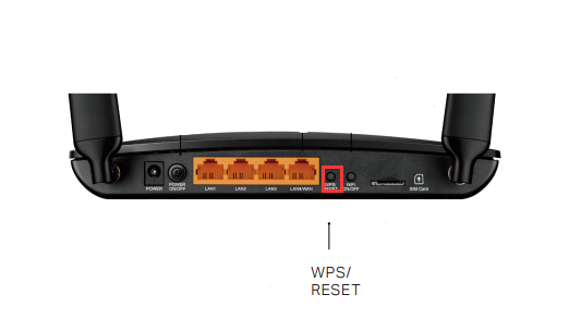 How to reset TP-Link Wireless 4G LTE Router to factory defaults