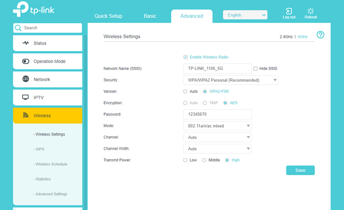 How to setup a TP Link DSL modem router as an Access Point