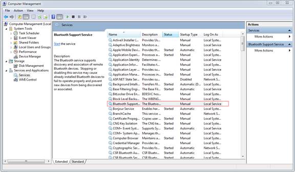 problems with csr usb bluetooth