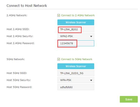 tp link wa850re 5ghz