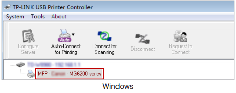 tp link usb printer controller windows 10