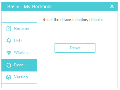 tp link powerline utility reser device