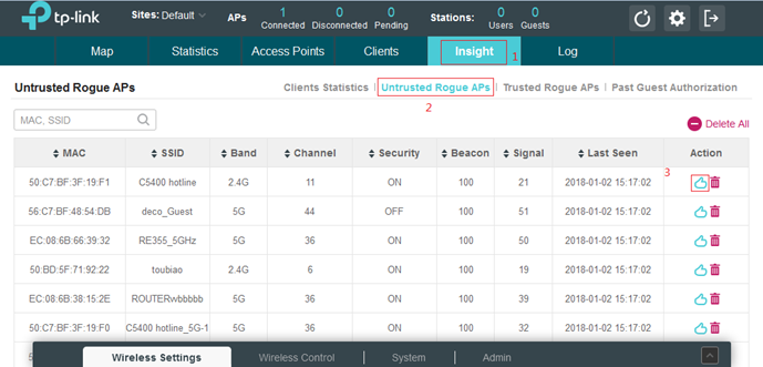 Step 2 Add the Trusted Rogue APs