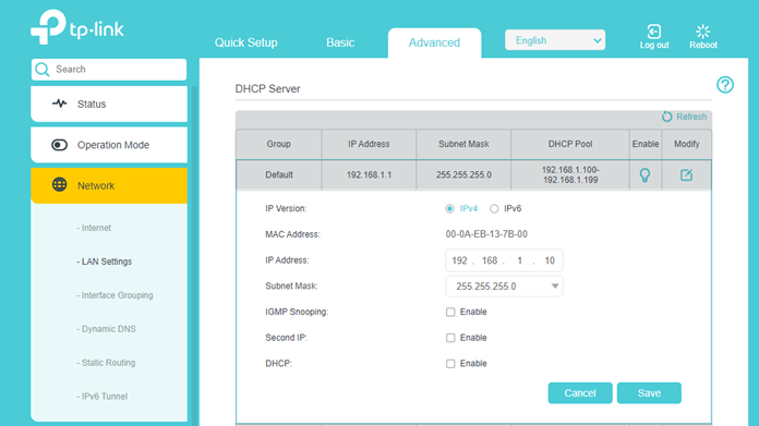 TP-Link Router Login - 192.168.1.1