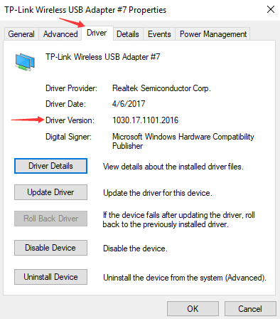 tp link drivers windows 7